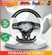 Real Carbon Fiber Steering Wheel White Dodge Challenger 2011-2014 Years