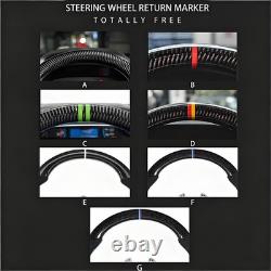 REAL CARBON FIBER Steering Wheel White Dodge Challenger 2011-2014 YEARS
