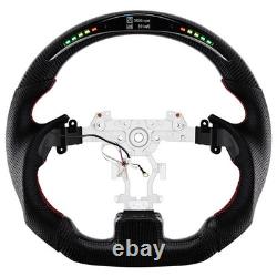 REAL Carbon Fiber LED Steering Wheel For Infiniti G37 EX35 EX37 2007-2015
