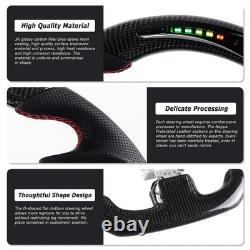 REAL Carbon Fiber LED Steering Wheel For Infiniti G37 EX35 EX37 2007-2015