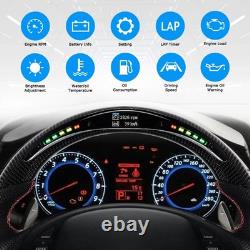 REAL Carbon Fiber LED Steering Wheel For Infiniti G37 EX35 EX37 2007-2015