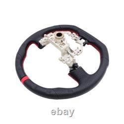 REVESOL Black Sports Steering Wheel Red Strip for 2013-2016 SCION FR-S FRS BRZ