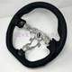 Revesol Gray Stitch Flat Leather Steering Wheel For 2009-2022 Nissan 370z Nismo