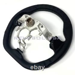 REVESOL Gray STITCH FLAT LEATHER Steering Wheel for 2009-2022 NISSAN 370Z NISMO