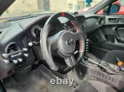 REVESOL Hydro-Dip Carbon Fiber Black Steering Wheel for 2013-2016 SCION FR-S BRZ