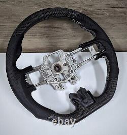 REVESOL Real Carbon Fiber Steering Wheel for 2015-2017 FORD MUSTANG GT NEW