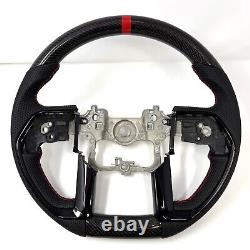 REVESOL Sports Real Carbon Fiber Steering Wheel for 24+ Tacoma Tundra Sequoia