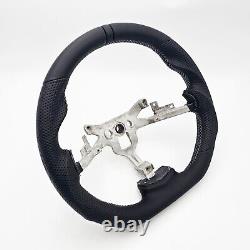REVESOL Super Flat Steering Wheel 3D Black RING for 2006-2013 CV Corvette C6 Z06