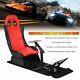 Racing Chair Gaming Seat Driving Stand Simulator Cockpit With Steering Wheel Hot