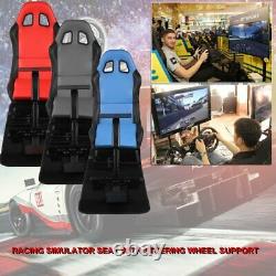 Racing Chair Gaming Seat Driving Stand Simulator Cockpit With Steering Wheel HOT