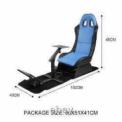 Racing Chair Gaming Seat Driving Stand Simulator Cockpit With Steering Wheel New