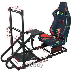 Racing Cockpit+ Seat Set Simulator Steering Wheel Stand for Logitech G29 G27 G25