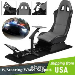 Racing Seat Gaming Chair Simulator Cockpit Steering Wheel Stand For PS4, PS3, Xbox