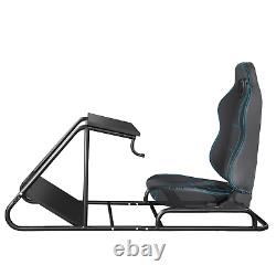Racing Seat Gaming Chair Simulator Cockpit Steering Wheel Stand GT Fits Adults