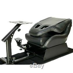Racing Seat Gaming Chair Simulator Cockpit Steering Wheel Stand Xbox Playstation