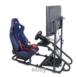 Racing Seat Gaming Chair Simulator Cockpit Steering Wheel fits Logitech withStand