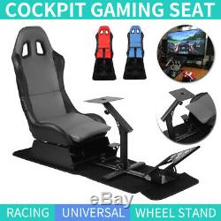 Racing Simulator Cockpit Driving Seat for Logitech G29 +Steering Wheel Support