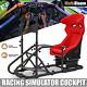 Racing Simulator Cockpit Steering Wheel Stand Withdouble Slide Racing Driving Seat