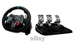 Racing Simulator Seat Cockpit G29 & RS8 Mach 5 Steering & Wheel Stand Logitech