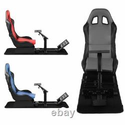 Racing Simulator Seat With Steering Wheel Support Durable Driving Seat US