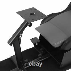 Racing Simulator Seat With Steering Wheel Support Durable Driving Seat US STOCK