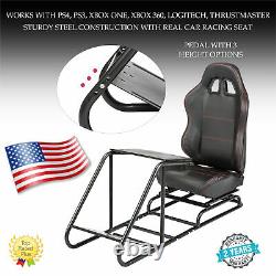 Racing Simulator Steering Wheel Stand for Logitech Cockpit Seat Gaming Chair