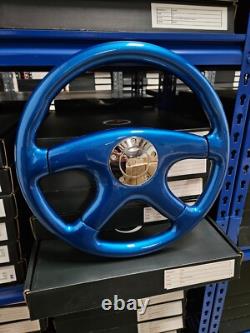 Raptor 15 Blue Wood Steering Wheel