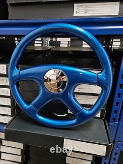 Raptor 15 Blue Wood Steering Wheel