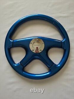 Raptor 15 Blue Wood Steering Wheel