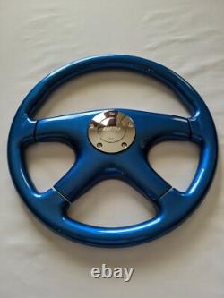 Raptor 15 Blue Wood Steering Wheel