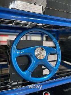Raptor 15 Blue Wood Steering Wheel