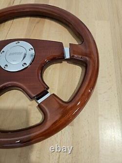 Raptor 15 Designo 4-spoke Wood Steering Wheel