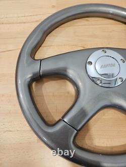 Raptor 15 Gray Wood Steering Wheel