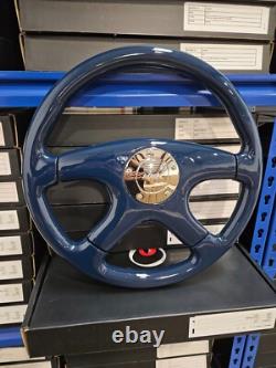 Raptor 15 Navy Wood Steering Wheel