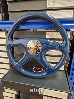 Raptor 15 Navy Wood Steering Wheel