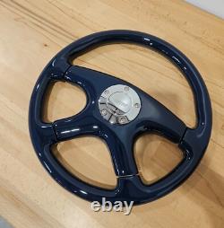 Raptor 15 Navy Wood Steering Wheel