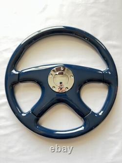 Raptor 15 Navy Wood Steering Wheel