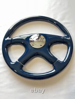 Raptor 15 Navy Wood Steering Wheel