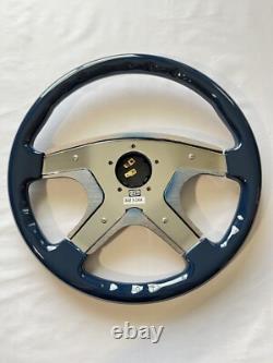 Raptor 15 Navy Wood Steering Wheel