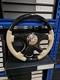 Raptor 15 Tan Leather Black Wood Steering Wheel