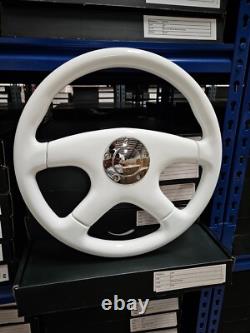 Raptor 15 White Wood Steering Wheel