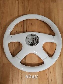 Raptor 15 White Wood Steering Wheel