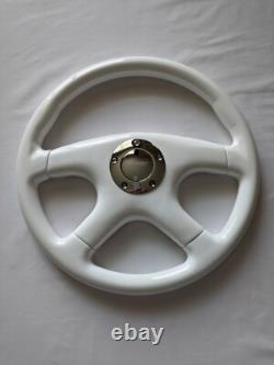 Raptor 15 White Wood Steering Wheel