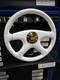 Raptor 15 White Wood Steering Wheel Gold