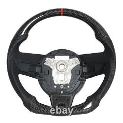 Real Carbon Fiber Flat Sport Steering Wheel Fit Chevrolet CAMARO SS 2010-2011