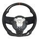 Real Carbon Fiber Flat Sport Steering Wheel Fit Chevrolet Camaro Ss 2010-2011