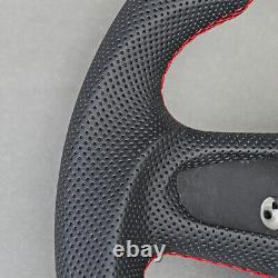 Real Carbon Fiber Flat Sport Steering Wheel for Audi 2004-2012 A4 2008-2010 A5