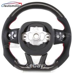 Real Carbon Fiber LED Sport Steering Wheel for 2015-2021 Chrysler 300C No Heated