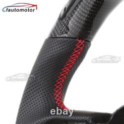 Real Carbon Fiber LED Sport Steering Wheel for 2015-2021 Chrysler 300C No Heated