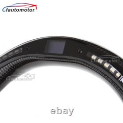 Real Carbon Fiber LED Sport Steering Wheel for 2015-2021 Chrysler 300C No Heated
